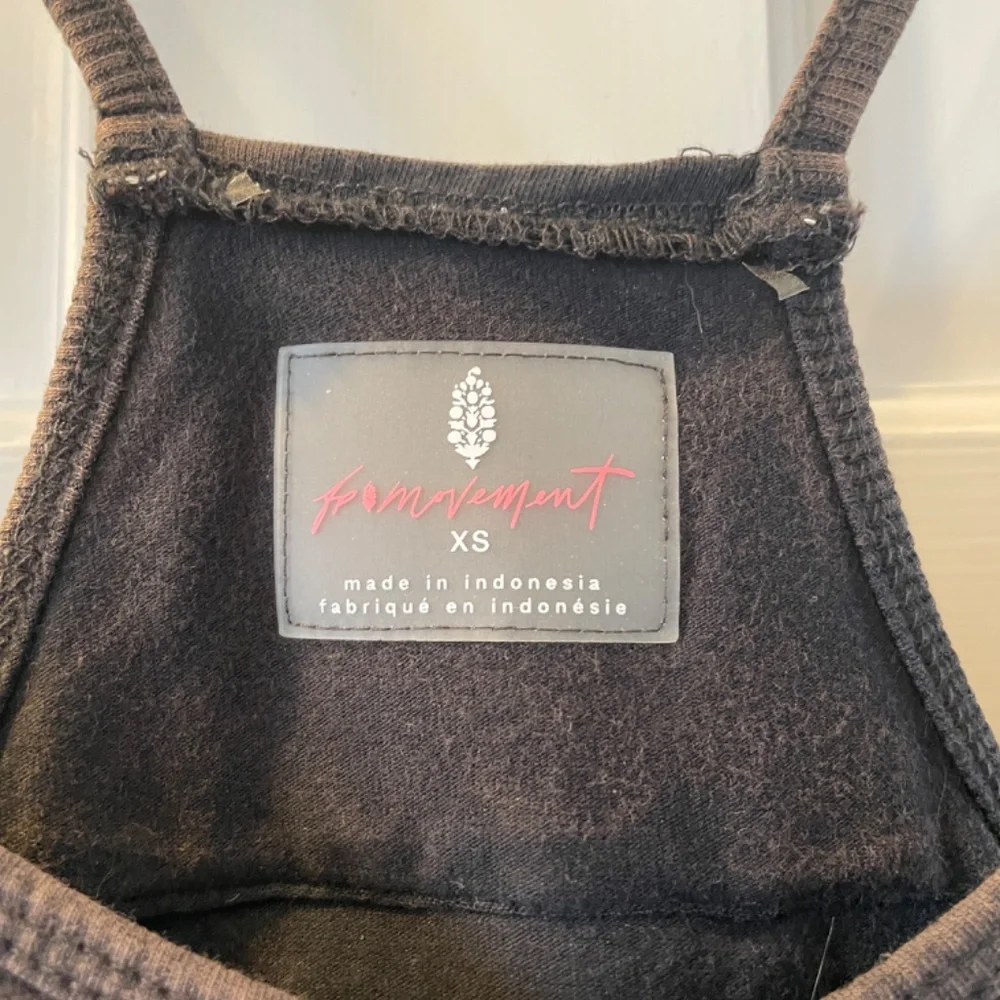 Free People FP Hot Shot Onesie Romper Washed Black Size XS - Picture 7 of 9